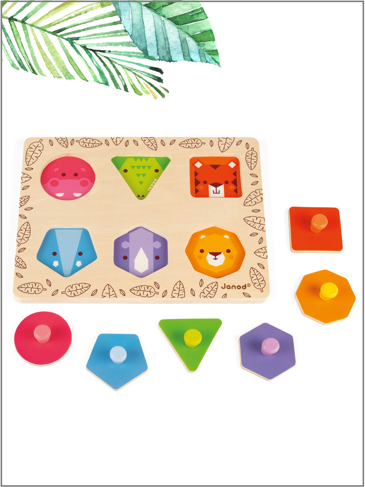 frederickandsophie-kids-toys-janod-france-geometric-jungle-puzzle-shapes
