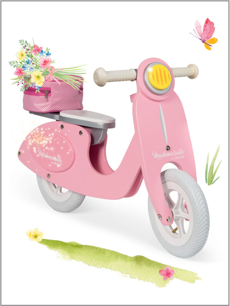 frederickandsophie-kids-toys-janod-france-scooter-pink-outdoor