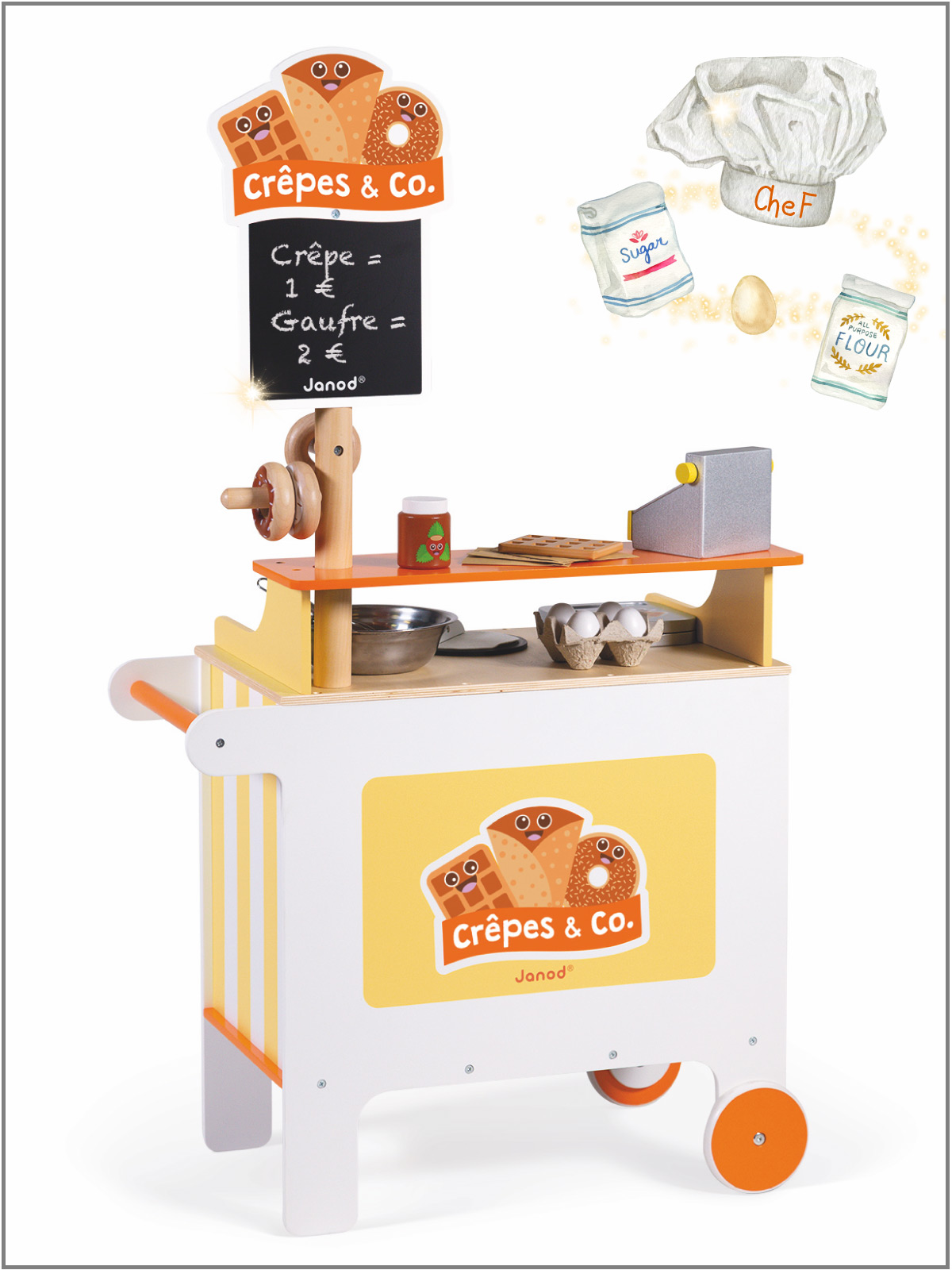 frederickandsophie-kids-toys-janod-france-pretend_play-crepe-stand-waffle-chef