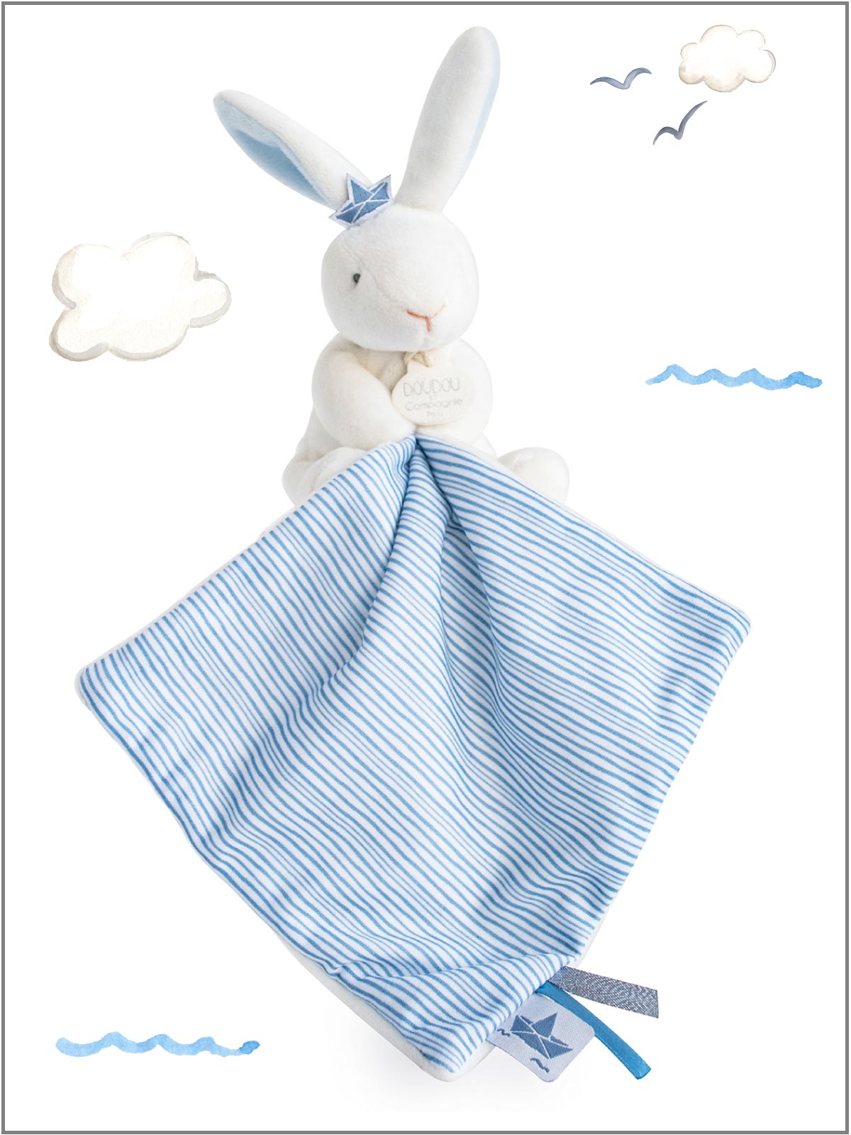 frederickandsophie_kids_toys_plush-doudou-et-compagnie_comforter_bunny_sailor_baby_newborn