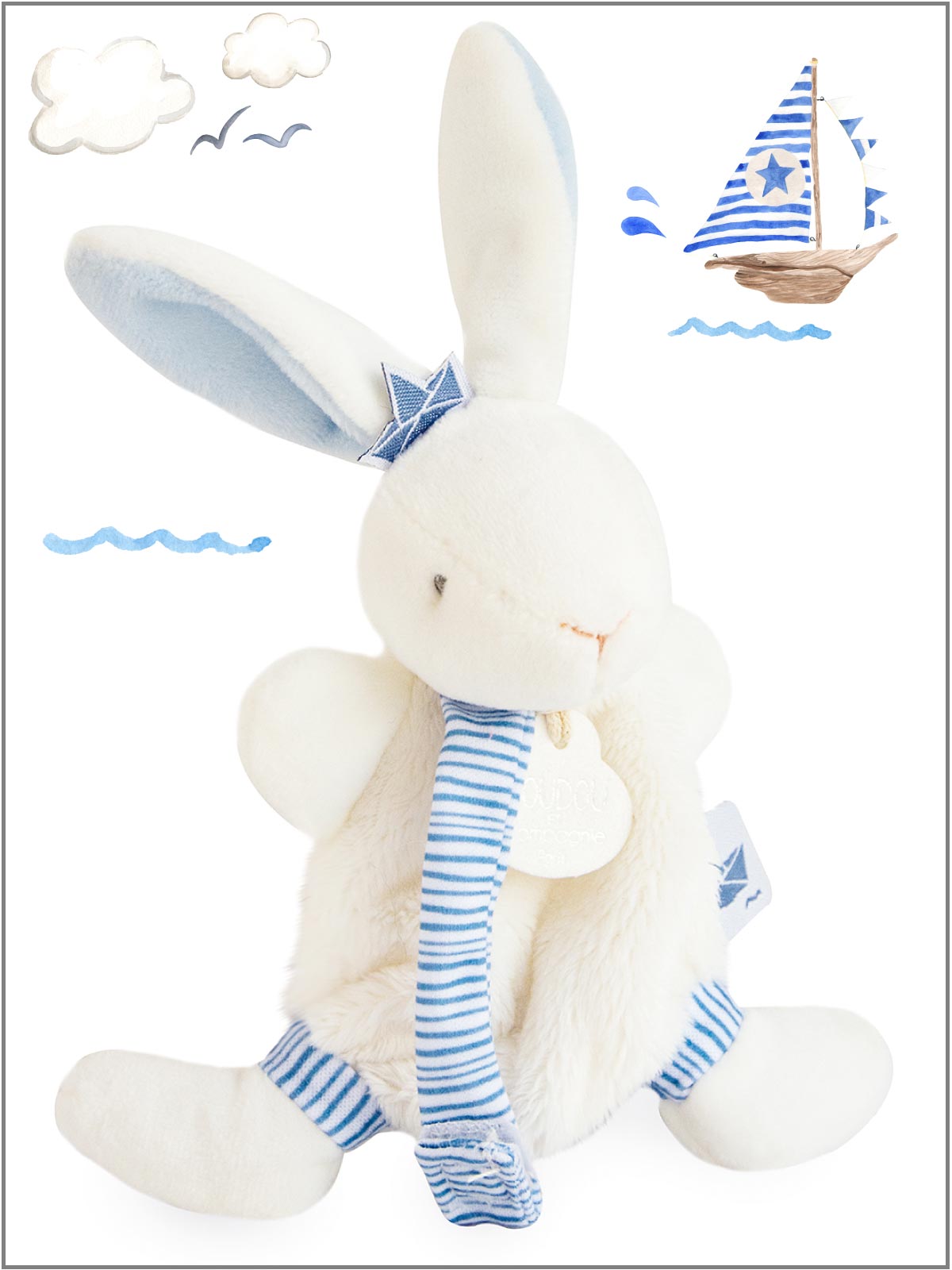 frederickandsophie_kids_toys_plush-doudou-et-compagnie_comforter_bunny_sailor_baby_newborn